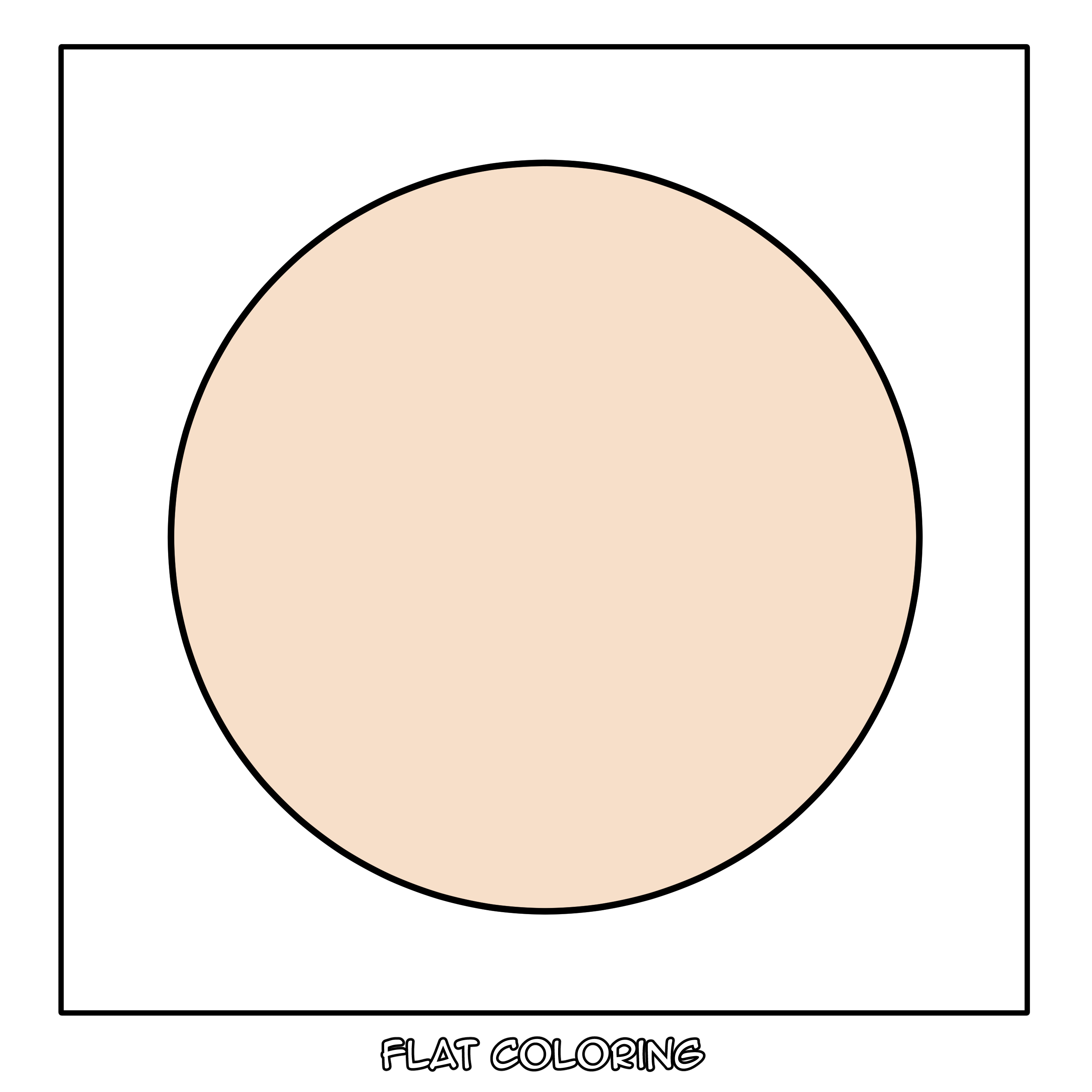 Flat Color Image